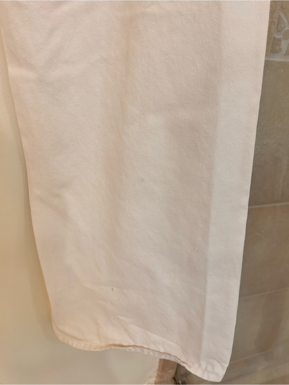 MOTHER Lemon Twist High-Rise Wide Leg Jeans in Natural - Picture 5 of 8